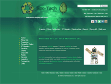 Tablet Screenshot of eco-techrecycling.com